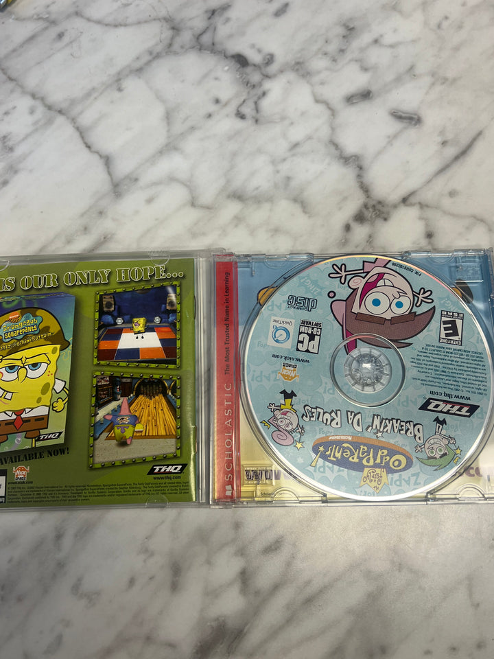 Fairly Odd Parents Breakin' Da Rules Jewel Case  PC CD-ROM    PC8124