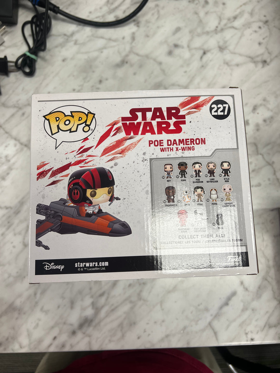 Funko Pop! Star Wars Smuggler's Bounty Exclusive Poe Dameron with X-Wing 227 FP101424