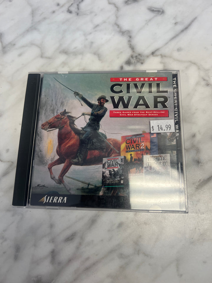 The Great Civil War Jewel Case  PC CD-ROM    PC8124