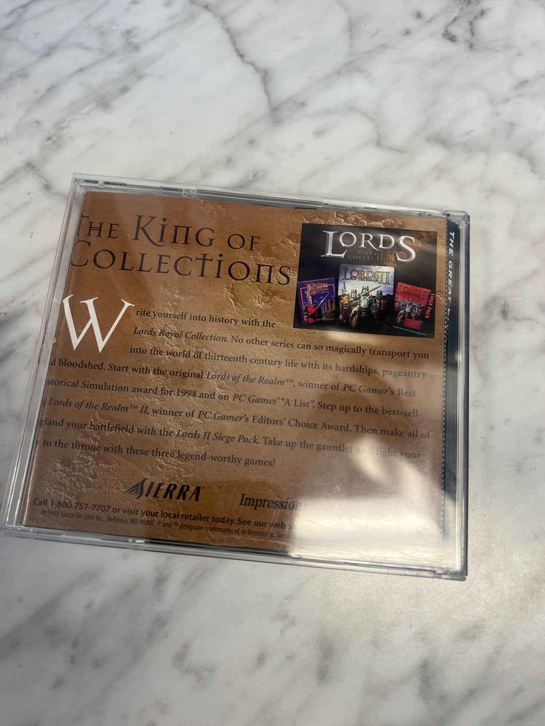 The Great Civil War Jewel Case  PC CD-ROM    PC8124