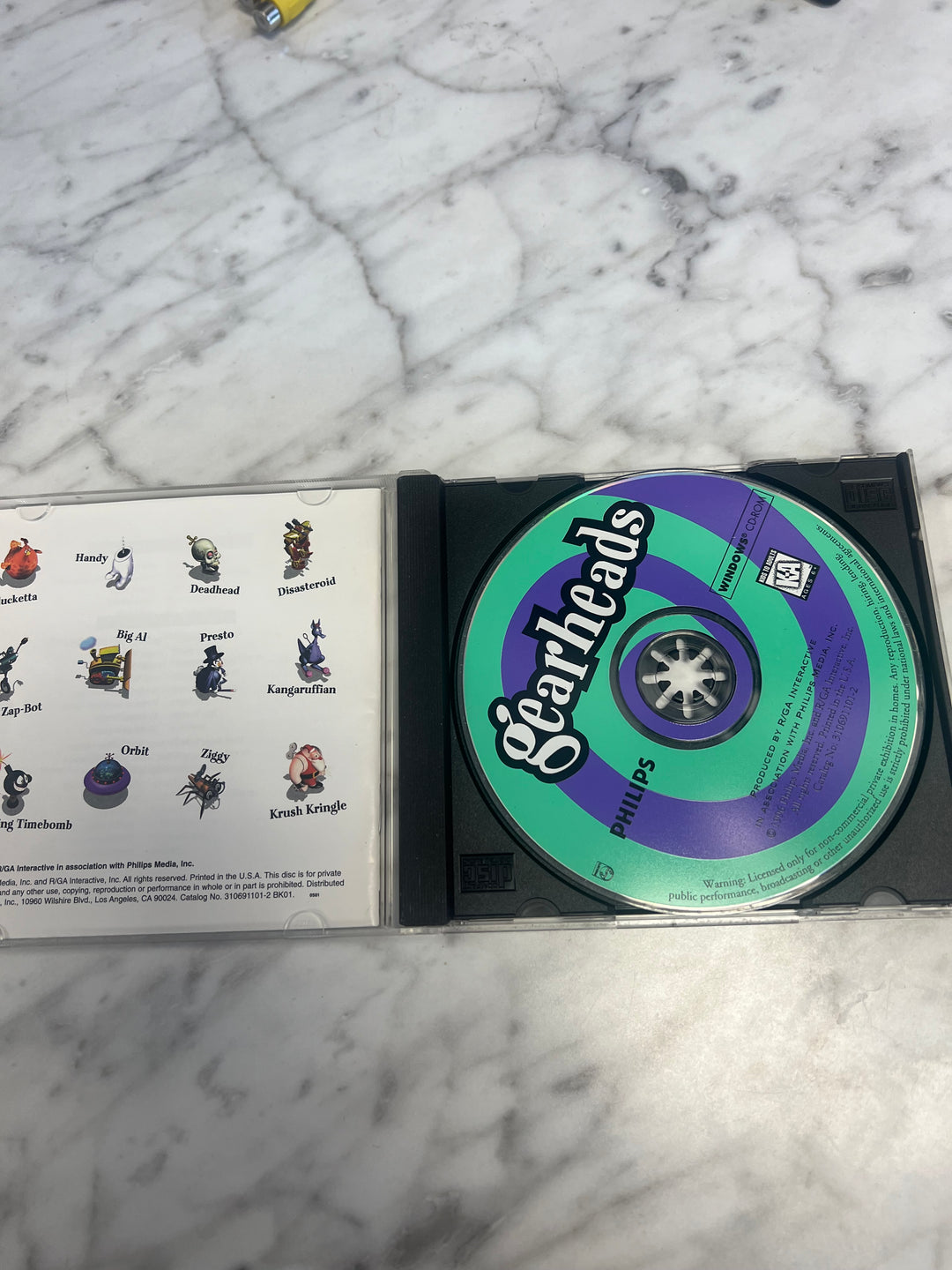 Gearheads A Furious War of Wind-Up Toys Jewel Case  PC CD-ROM    PC8124