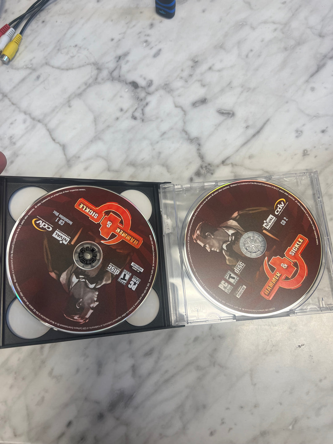 Hammer & Sickle Jewel Case  PC CD-ROM    PC8124