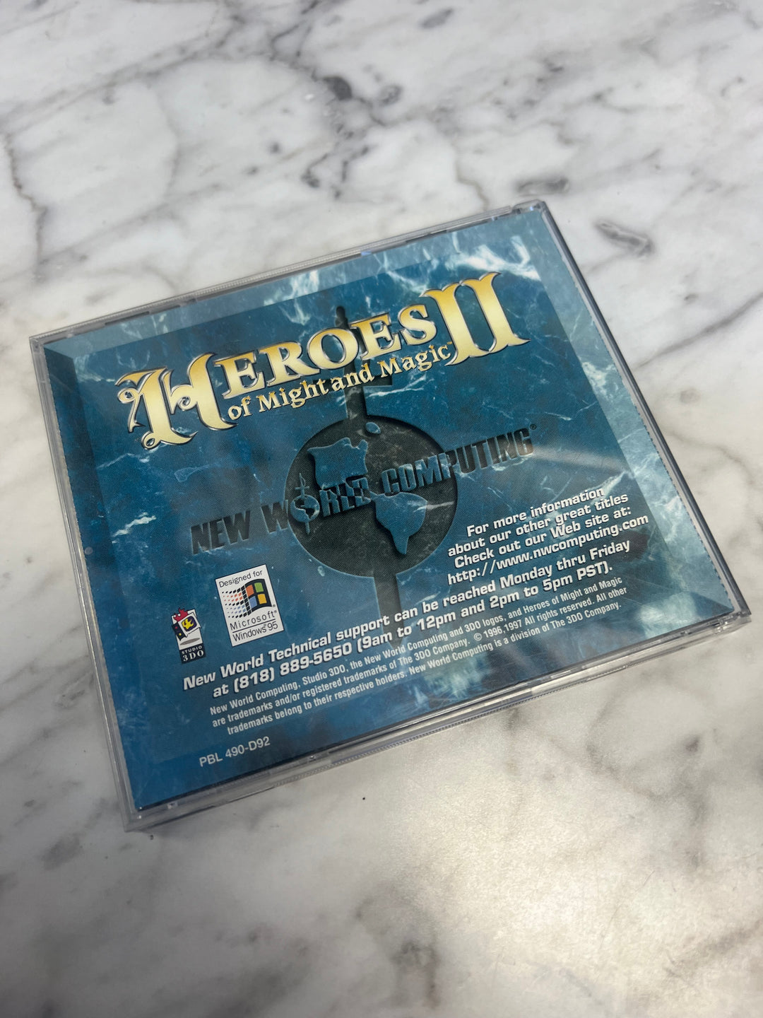 Heroes of Might and Magic II Jewel Case  PC CD-ROM    PC8124