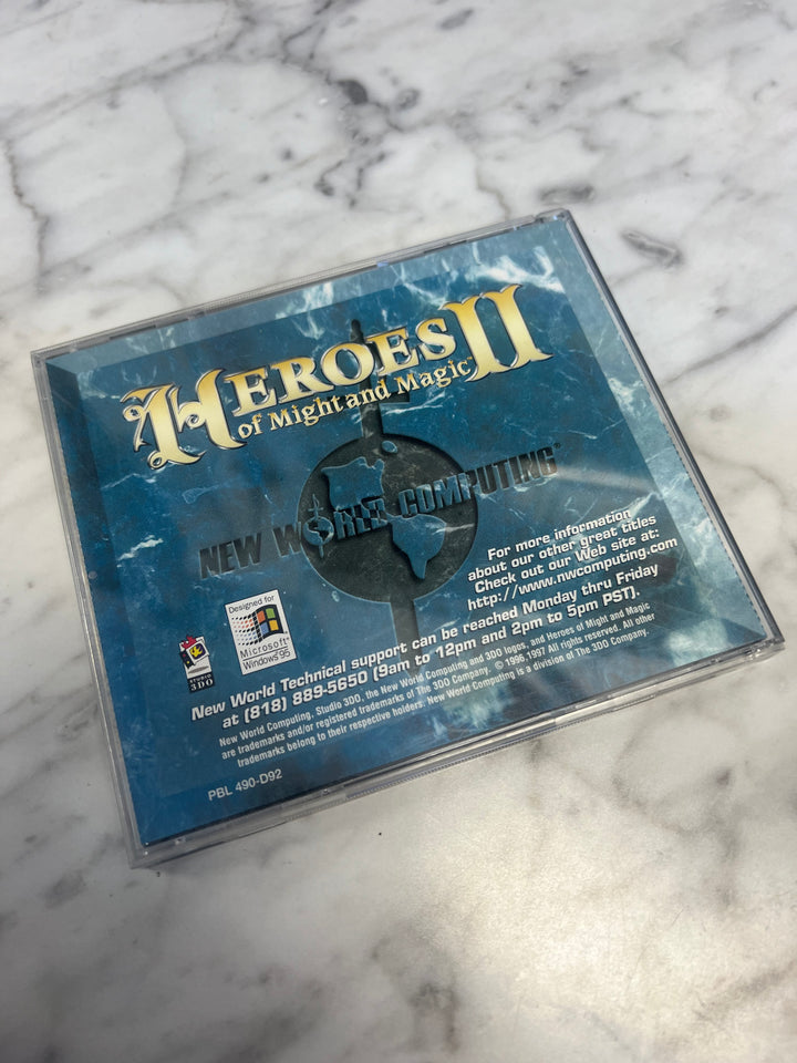 Heroes of Might and Magic II Jewel Case  PC CD-ROM    PC8124