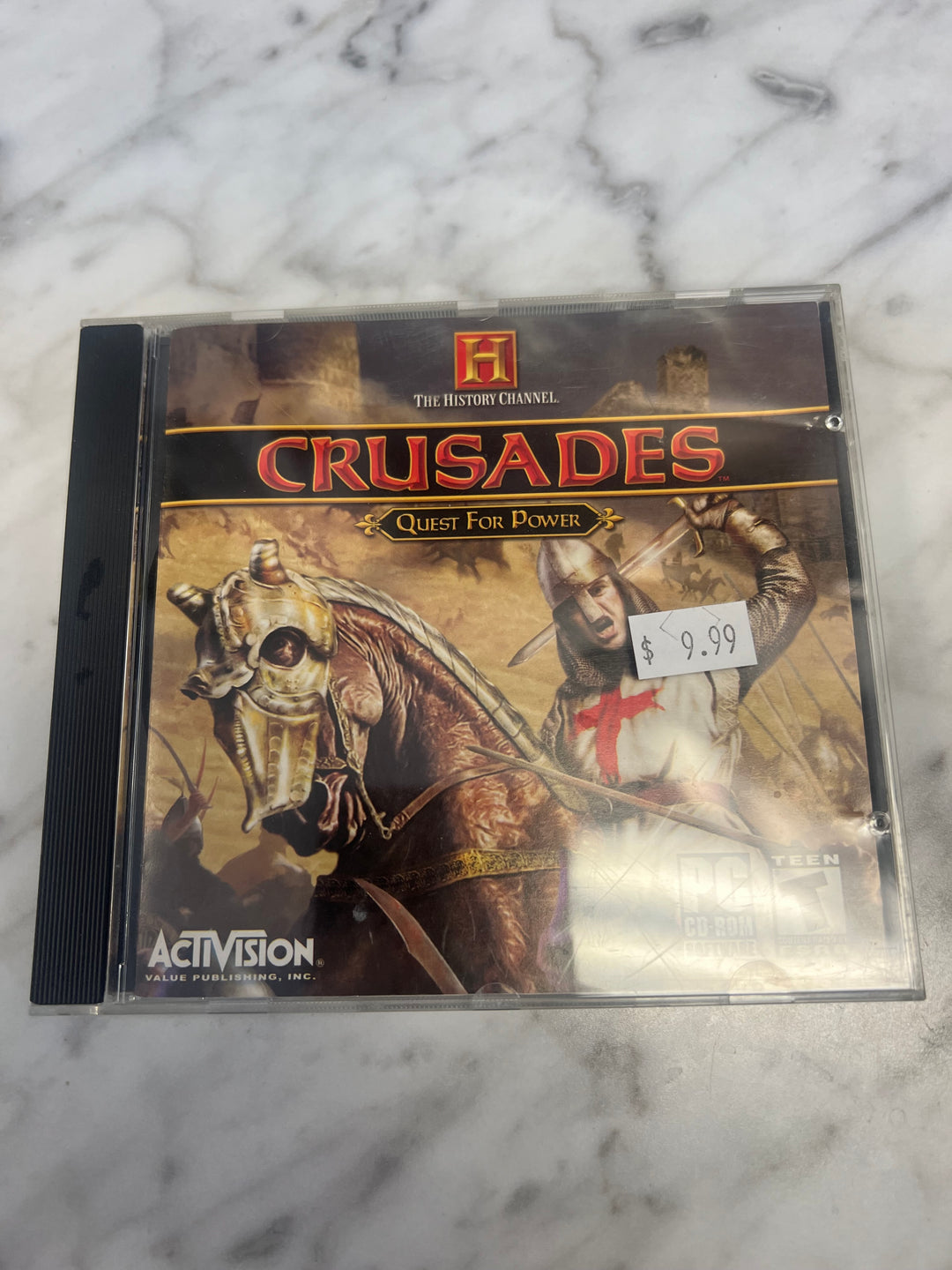 The History Channel Crusades Quest for Power Jewel Case  PC CD-ROM    PC8124