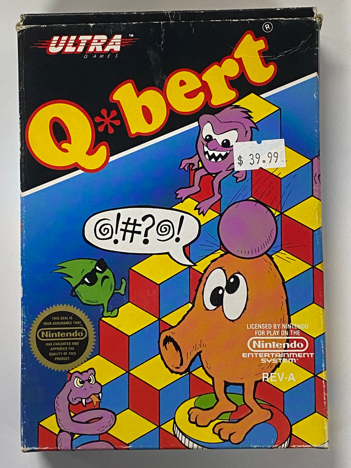 Q*bert BOX ONLY - NES CO92326