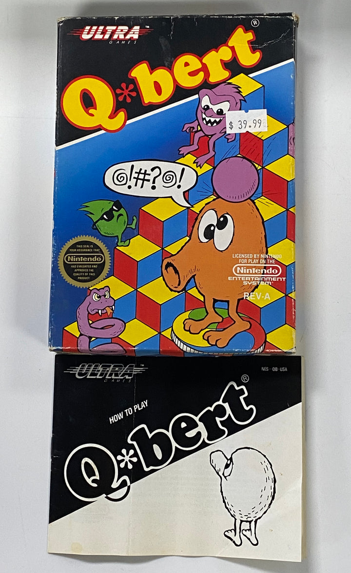 Q*bert BOX ONLY - NES CO92326