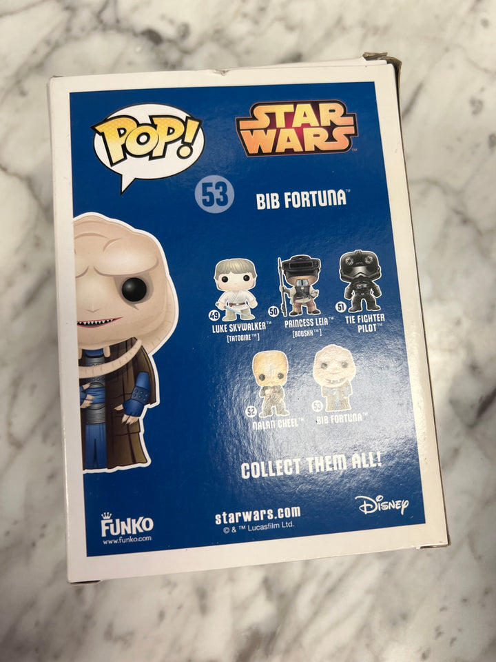 Funko Pop! Vinyl: Star Wars - Bib Fortuna #53 Squished Box  FP101424