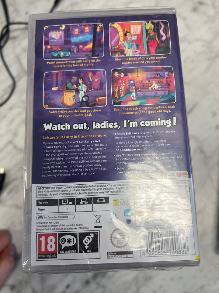 Leisure Suit Larry: Wet Dreams Don't Dry - Nintendo Switch S12825