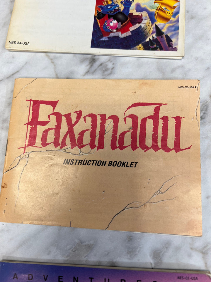 Faxanadu Nintendo NES Manual only