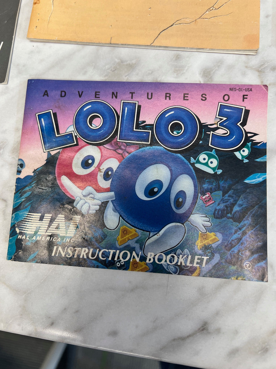 Adventures of Lolo 3 NES Nintendo Manual only