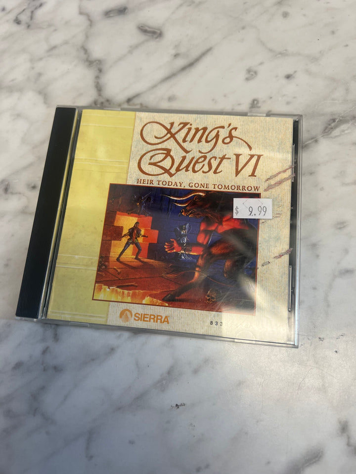King's Quest VI Heir Today, Gone Tomorrow Jewel Case  PC CD-ROM    PC8124