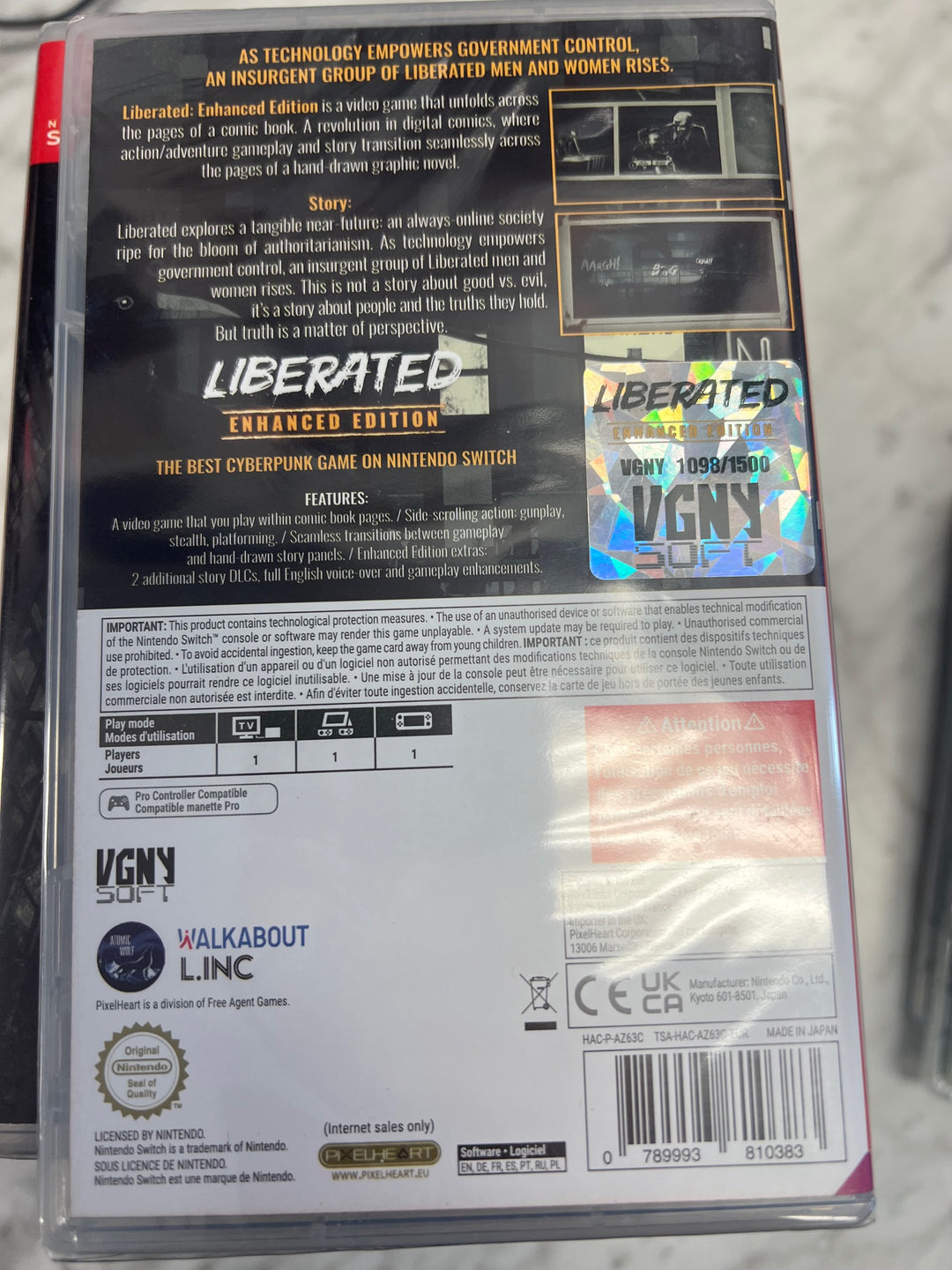 Liberated: Enhanced Edition - Nintendo Switch S12825