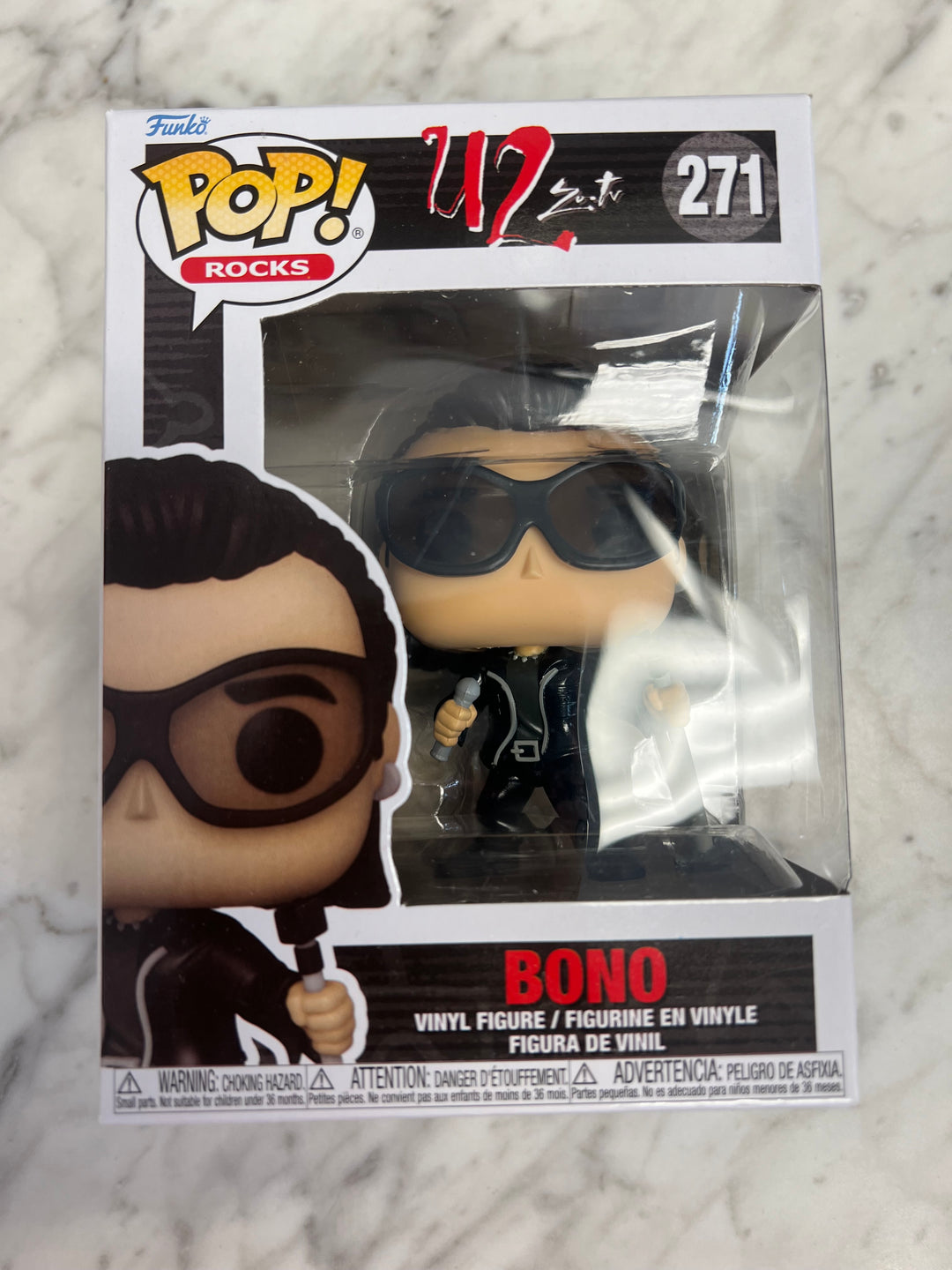 Funko Pop! Rocks: U2 - ZooTV - The Edge - Figura de Vinilo Funko Pop! Rocks: U2 - ZooTV - The Edge - Figura de Vinilo