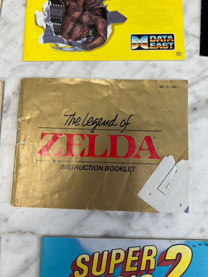 The Legend of Zelda Nintendo NES Instruction Booklet Manual only