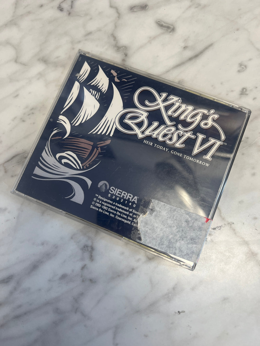 King's Quest VI Heir Today, Gone Tomorrow Jewel Case  PC CD-ROM    PC8124