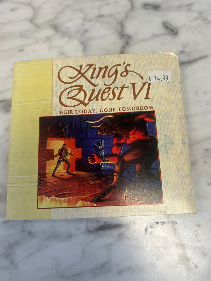 King's Quest VI Heir Today, Gone Tomorrow Cardboard Case Jewel Case  PC CD-ROM    PC8124