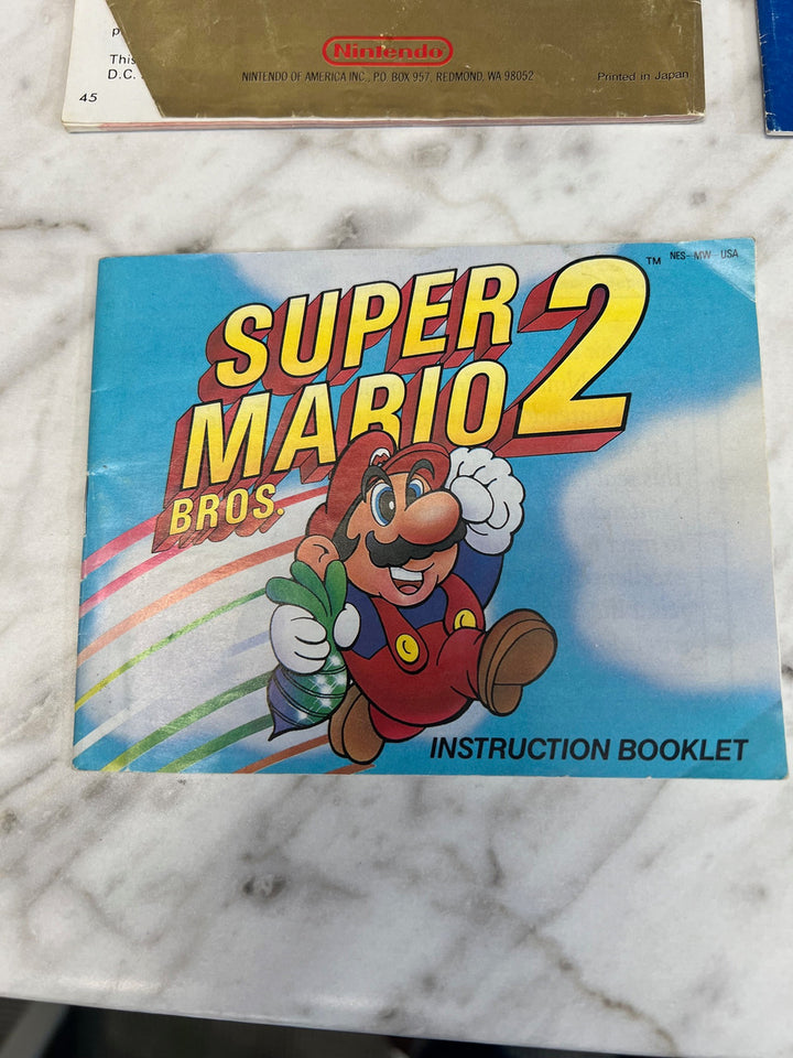 Super Mario Bros 2 NES Nintendo Manual only