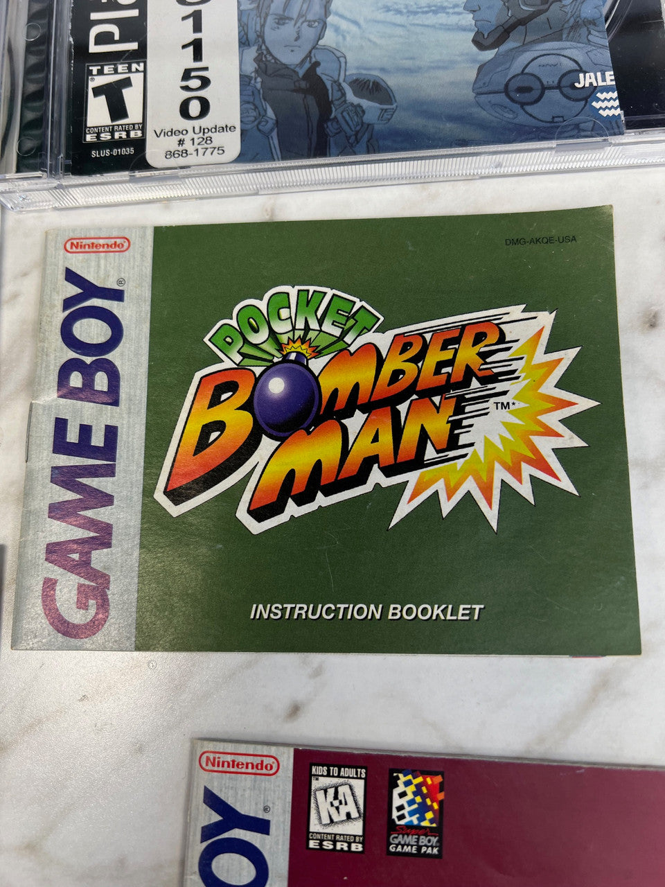 Pocket Bomber Man Game Boy manual only