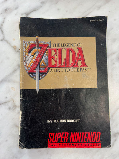 The Legend of Zelda a Link to the Past SNES Super Nintendo Manual only