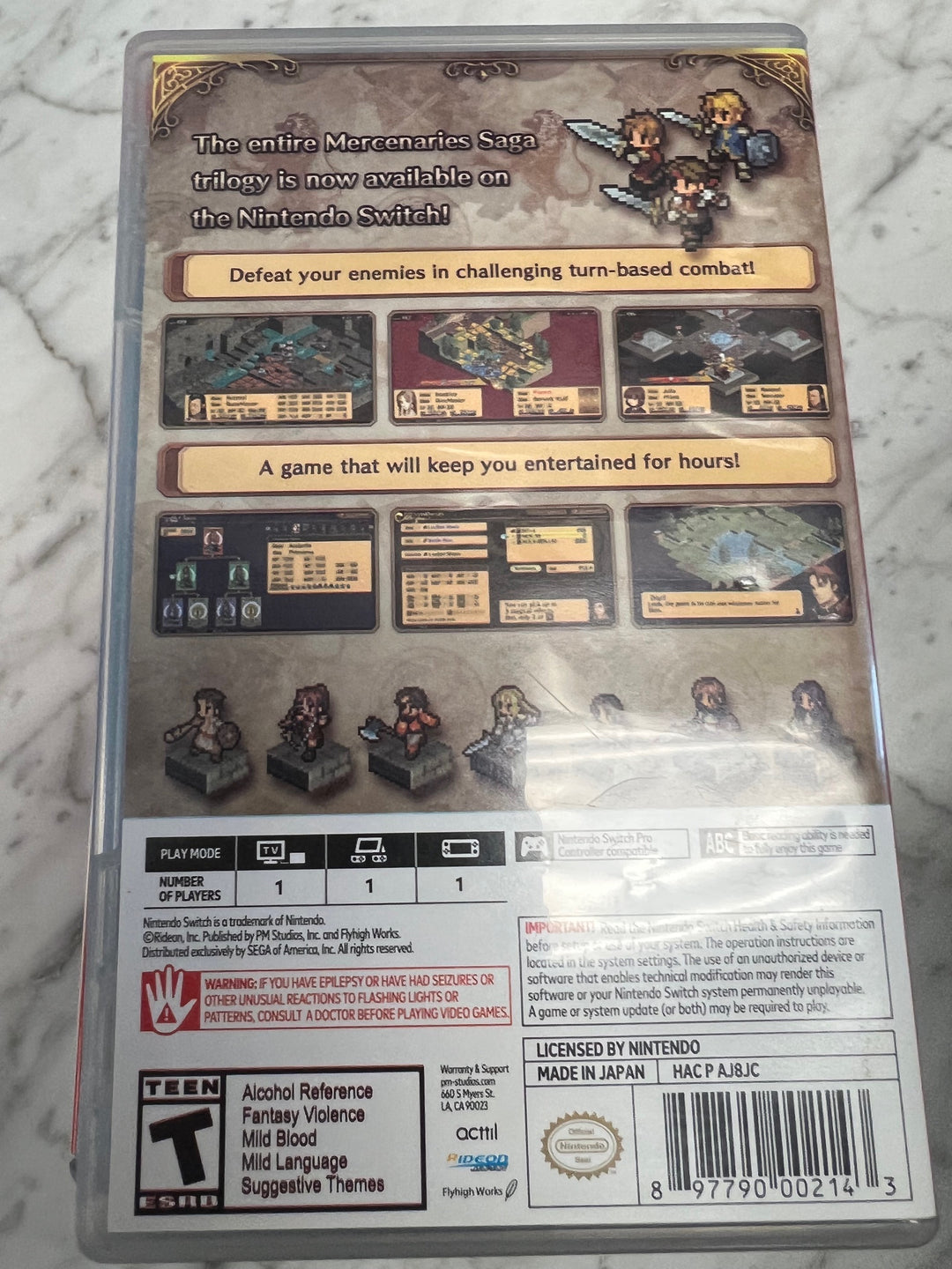 Mercenaries Saga Chronicles - Nintendo Switch S12825