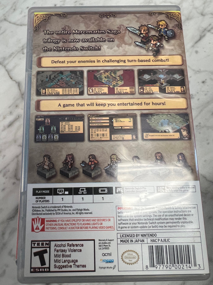Mercenaries Saga Chronicles - Nintendo Switch S12825
