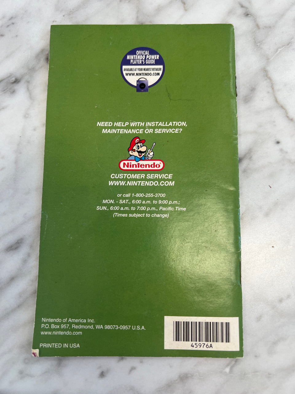 Pikmin Nintendo Gamecube manual only