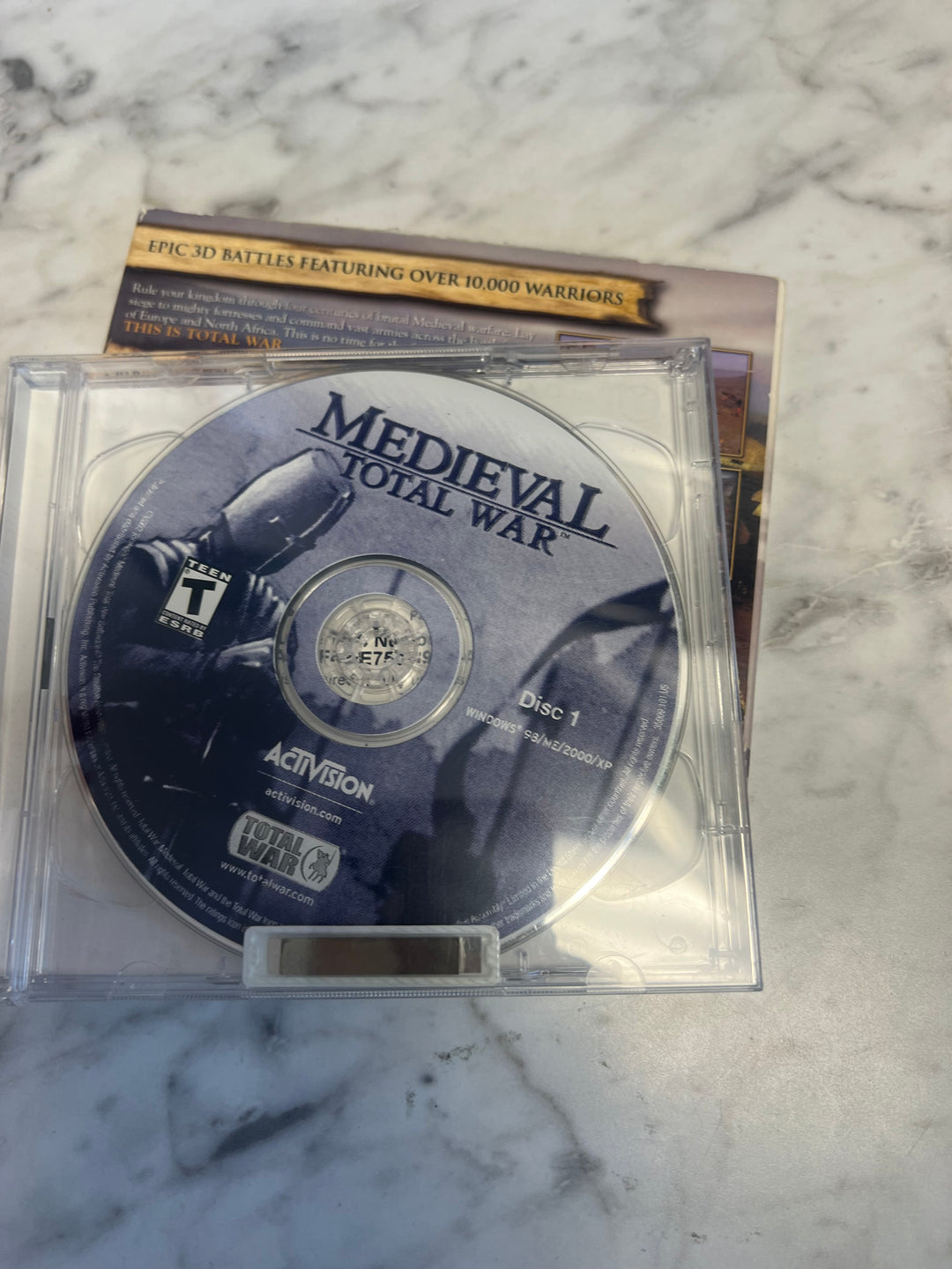 Medieval Total War Jewel Case  PC CD-ROM    PC8124