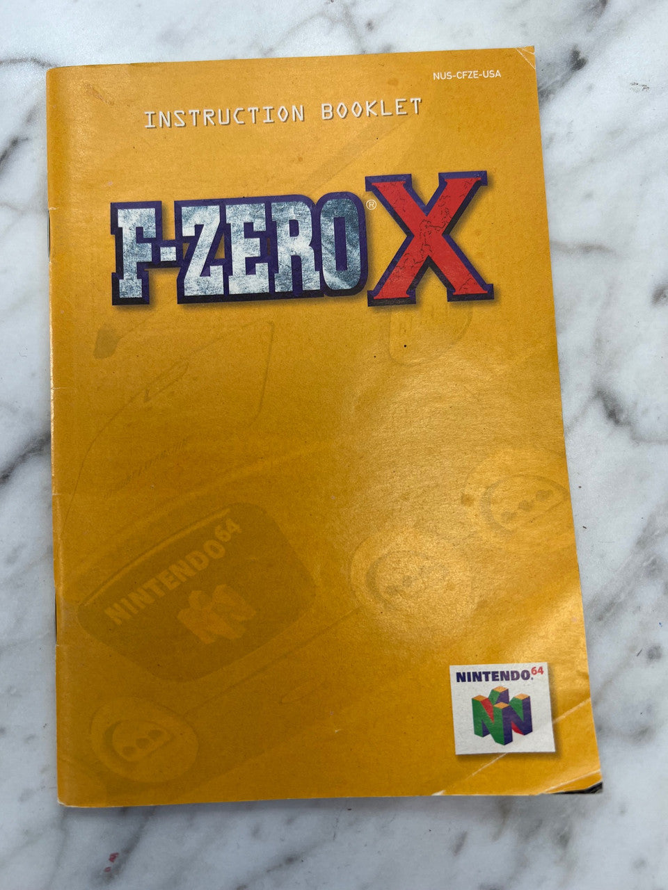 F-Zero X Nintendo 64 N64 Manual only