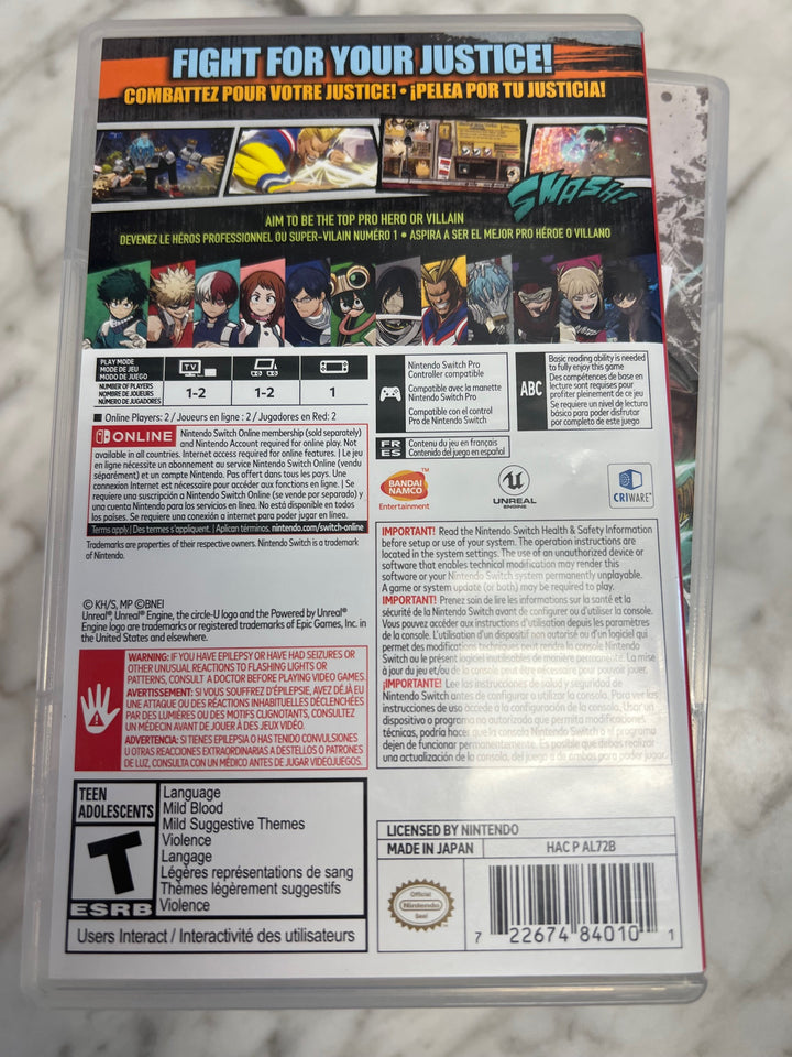 My Hero One's Justice - Nintendo Switch DS111925