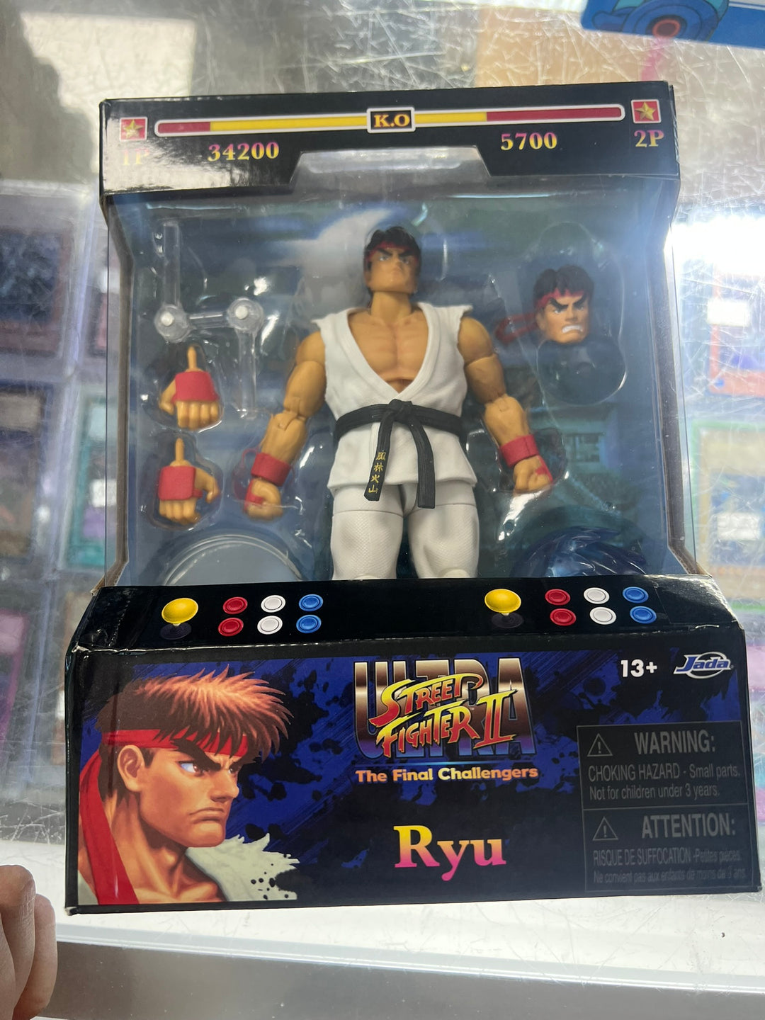 Jada Toys Ultra Street Fighter II The Final Challengers Ryu 1/12 Scale 6" Figure NT101226