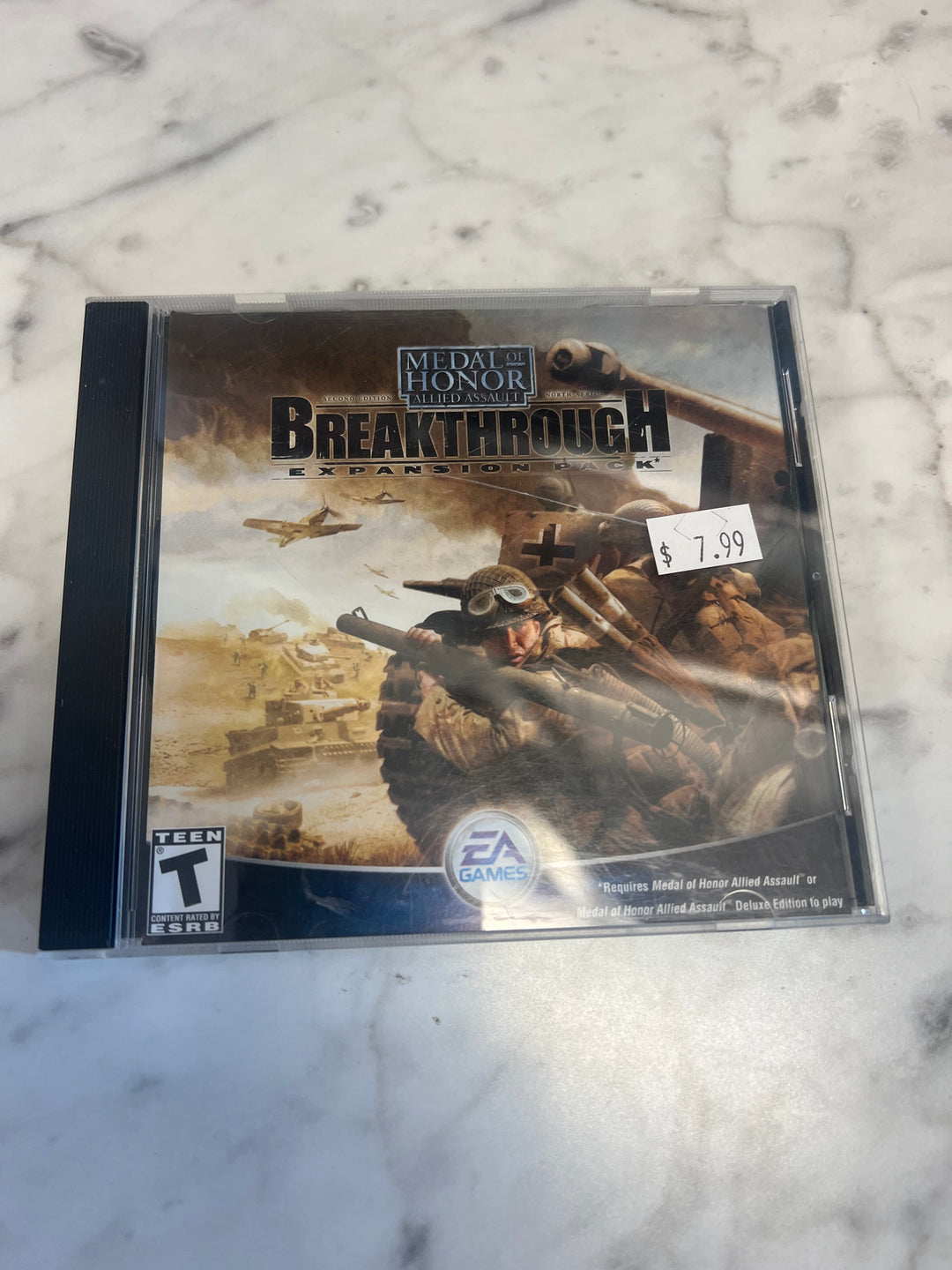 Medal of Honor Allied Assault Breakthrough Expansion Pack Jewel Case  PC CD-ROM    PC8124