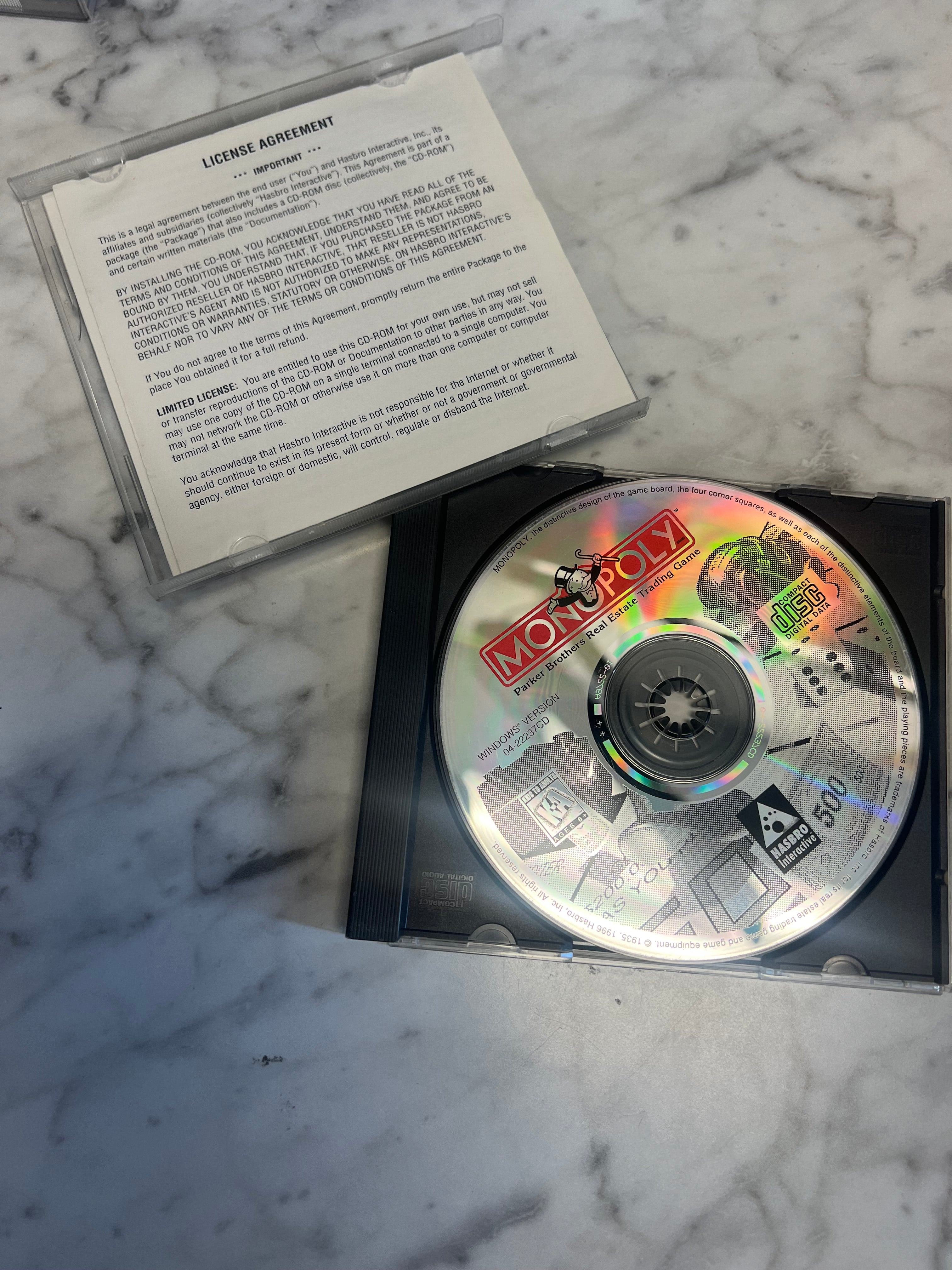 Monopoly (Westwood/Hasbro) Jewel Case PC CD-ROM PC8124 – Core Gaming