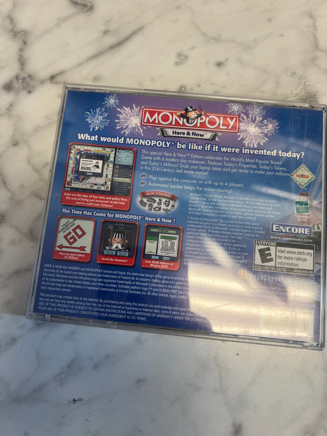 Monopoly Here & Now Edition Jewel Case  PC CD-ROM    PC8124