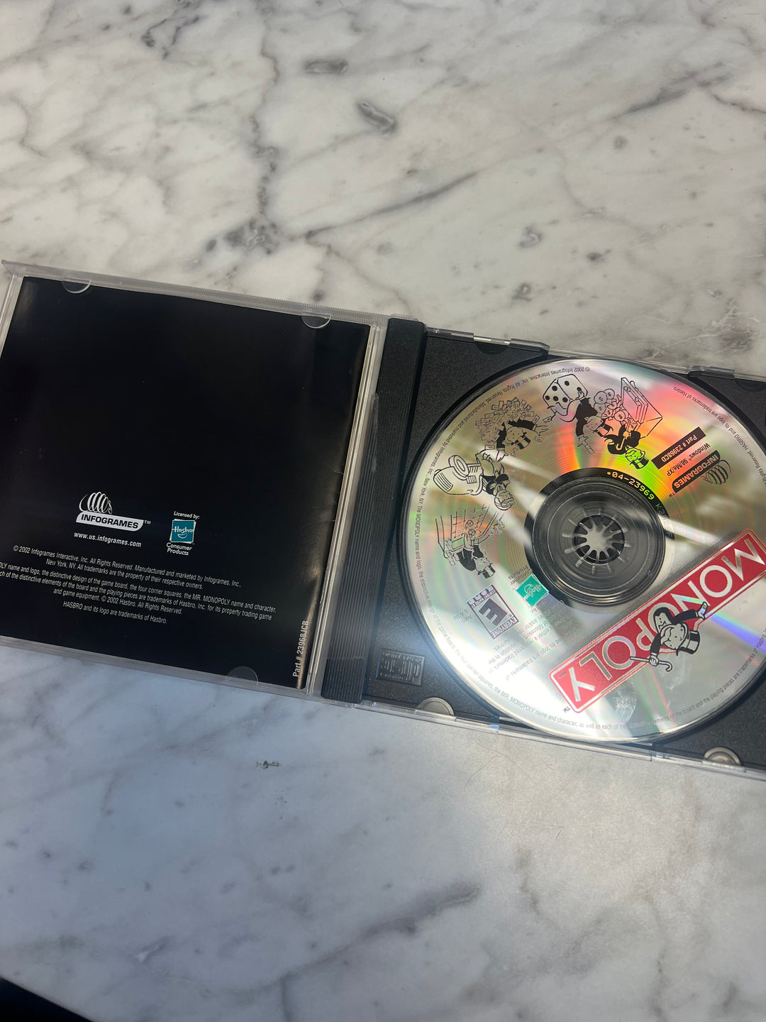 Monopoly Infogrames Jewel Case  PC CD-ROM    PC8124