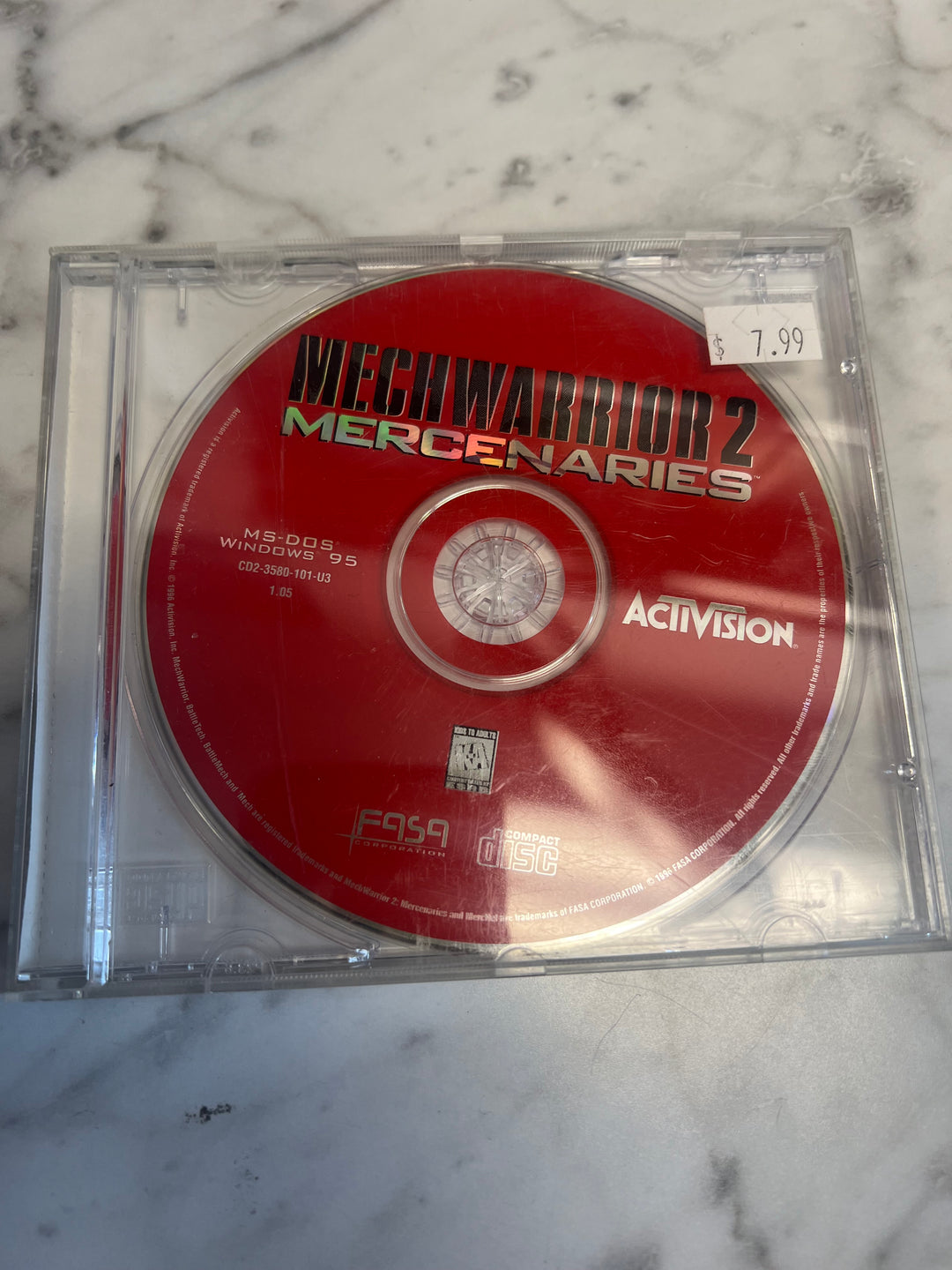 Mech Warrior 2 Mercenaries Jewel Case  PC CD-ROM    PC8124