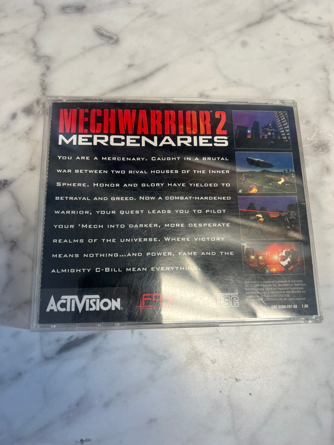 Mech Warrior 2 Mercenaries Jewel Case  PC CD-ROM    PC8124