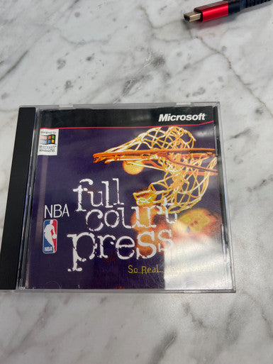 NBA Full Court Press Windows 95 PC CD-ROM used