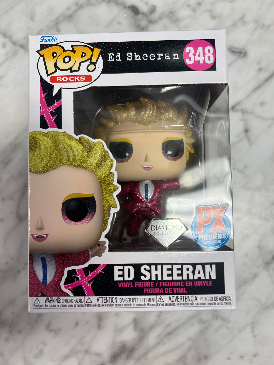 Funko Pop! Vinyl: Ed Sheeran (Diamond) - Diamond Comics (Exclusive) #348 FP101424