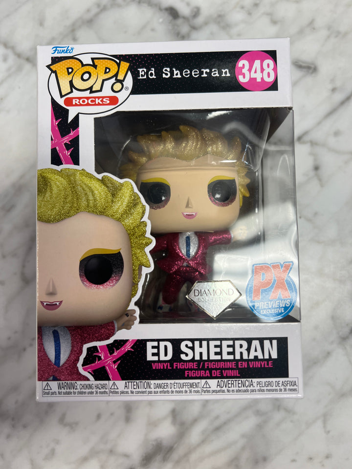 Funko Pop! Vinyl: Ed Sheeran (Diamond) - Diamond Comics (Exclusive) #348 FP101424