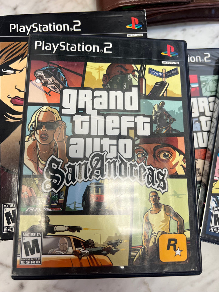 Grand Theft Auto Trilogy Playstation 2 PS2 Half sealed See notes