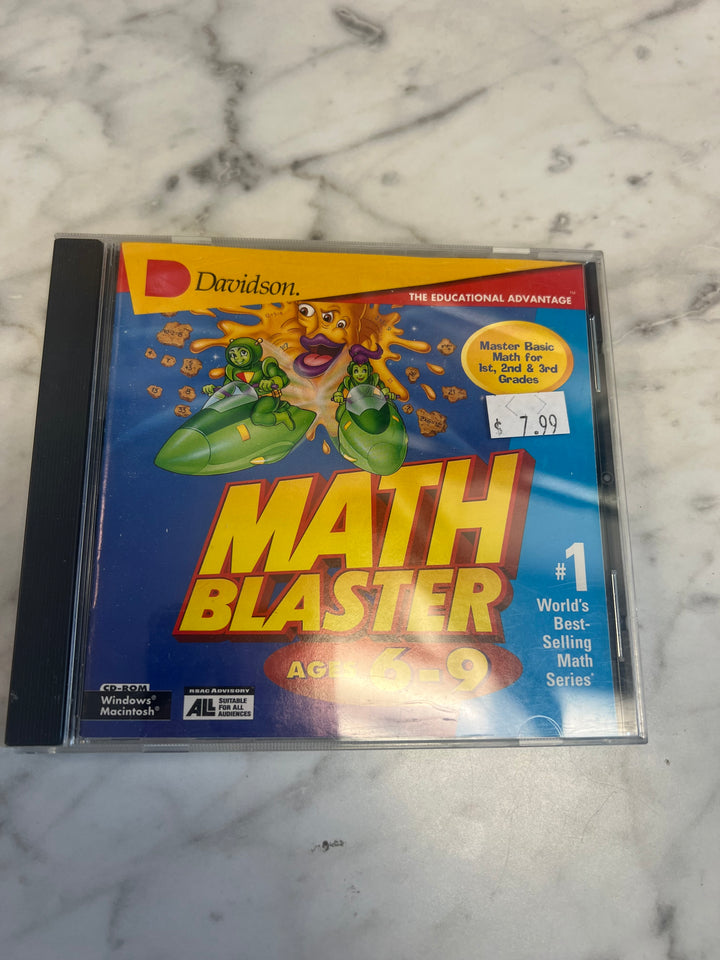 Math Blaster Age 6-9 Jewel Case  PC CD-ROM    PC8124