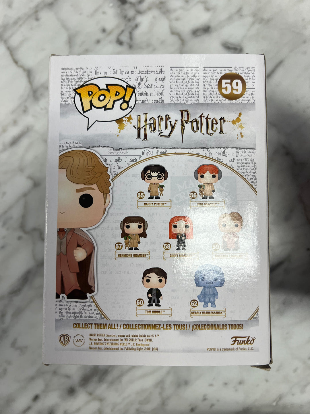 Funko Pop! Harry Potter Gilderoy Lockhart #59 (Barnes And Noble) Vinyl Figure FP101424