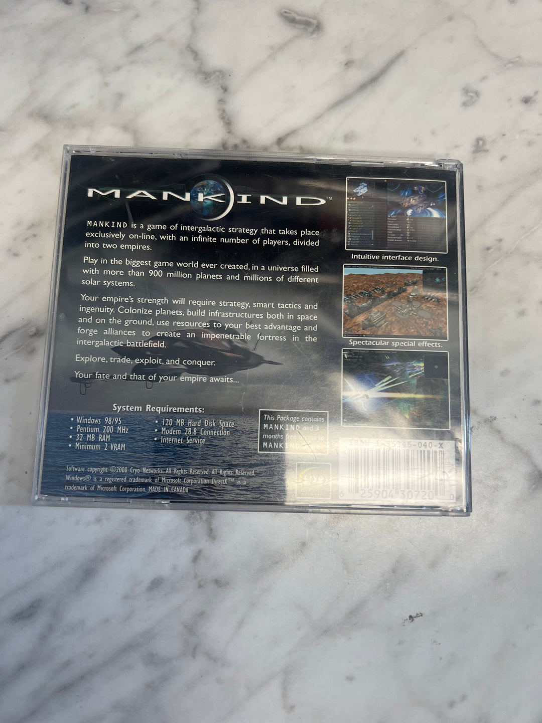 Mankind Jewel Case  PC CD-ROM    PC8124