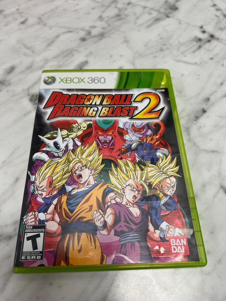 Dragon Ball Z Raging Blast 2 Xbox 360 Case and manual only