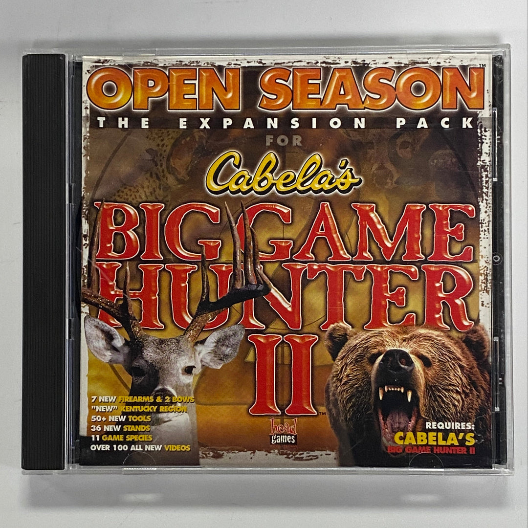 Cabela's Big Game Hunter II Open Season Expansion Pack - PC CD-ROM PC93026