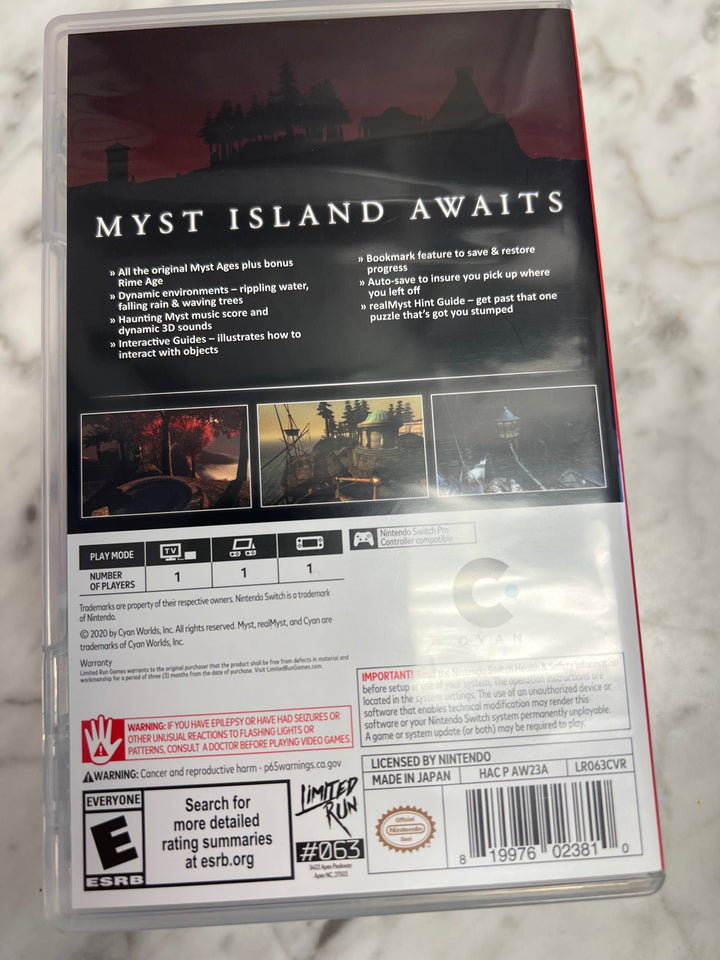 realMyst - Nintendo Switch S12825