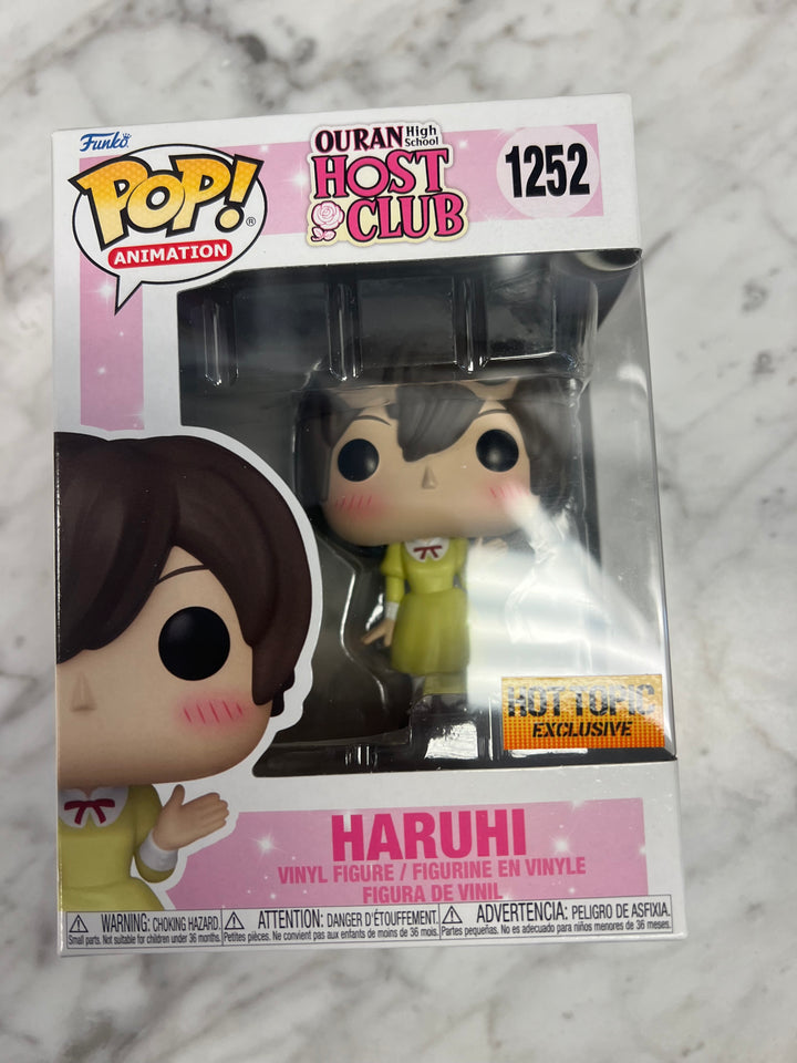 Haruhi Funko Pop #1252 Ouran High School Host Club Hot Topic Exclusive FP101424