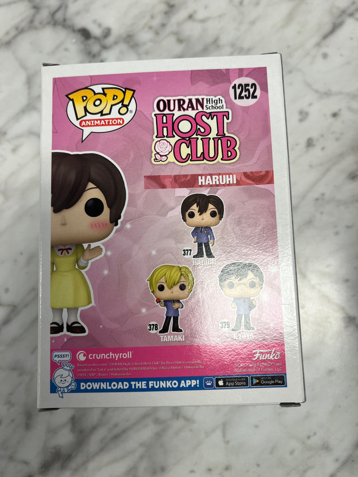 Haruhi Funko Pop #1252 Ouran High School Host Club Hot Topic Exclusive FP101424