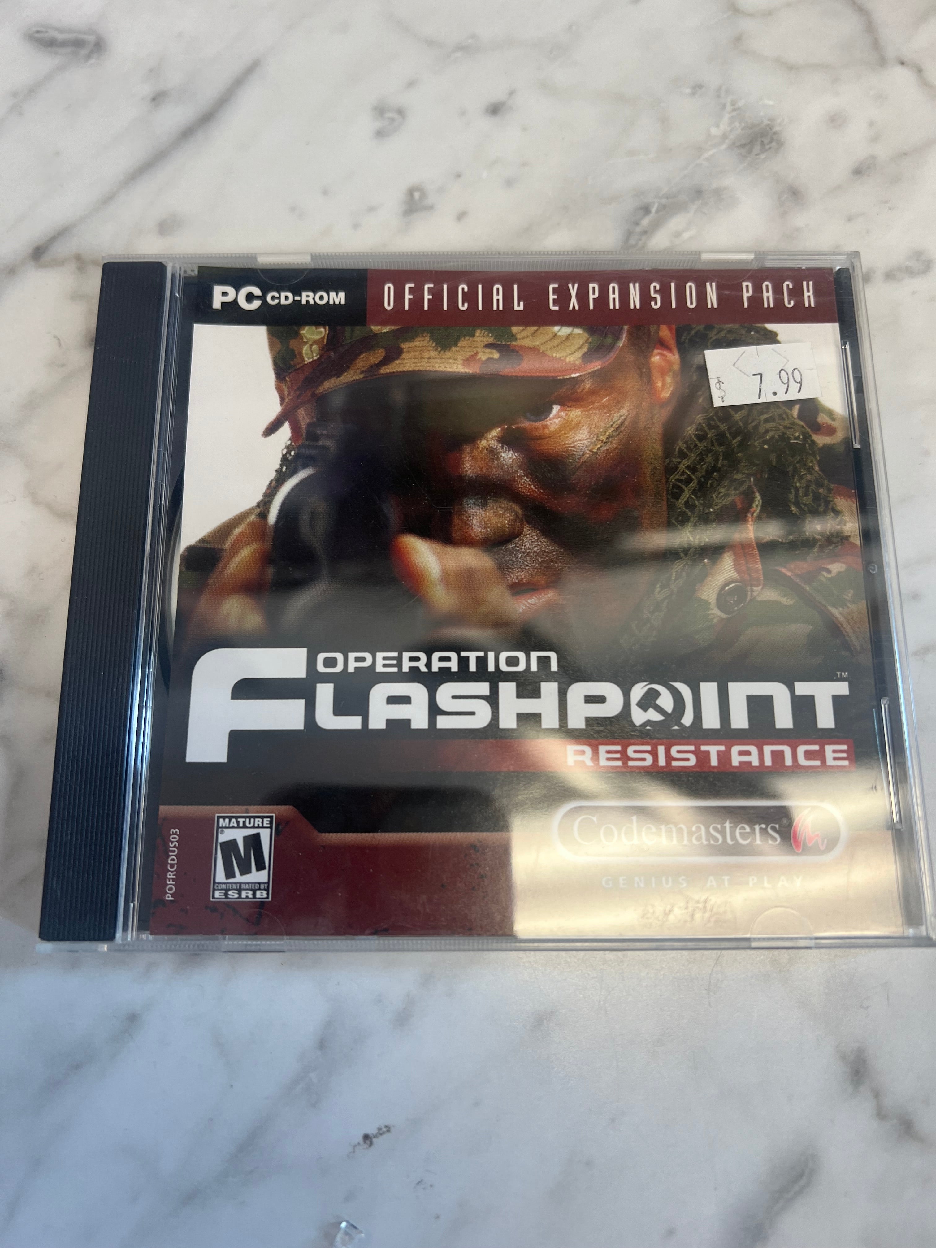 Operation Flashpoint Resistance Expansion Pack Jewel Case PC CD-ROM PC ...